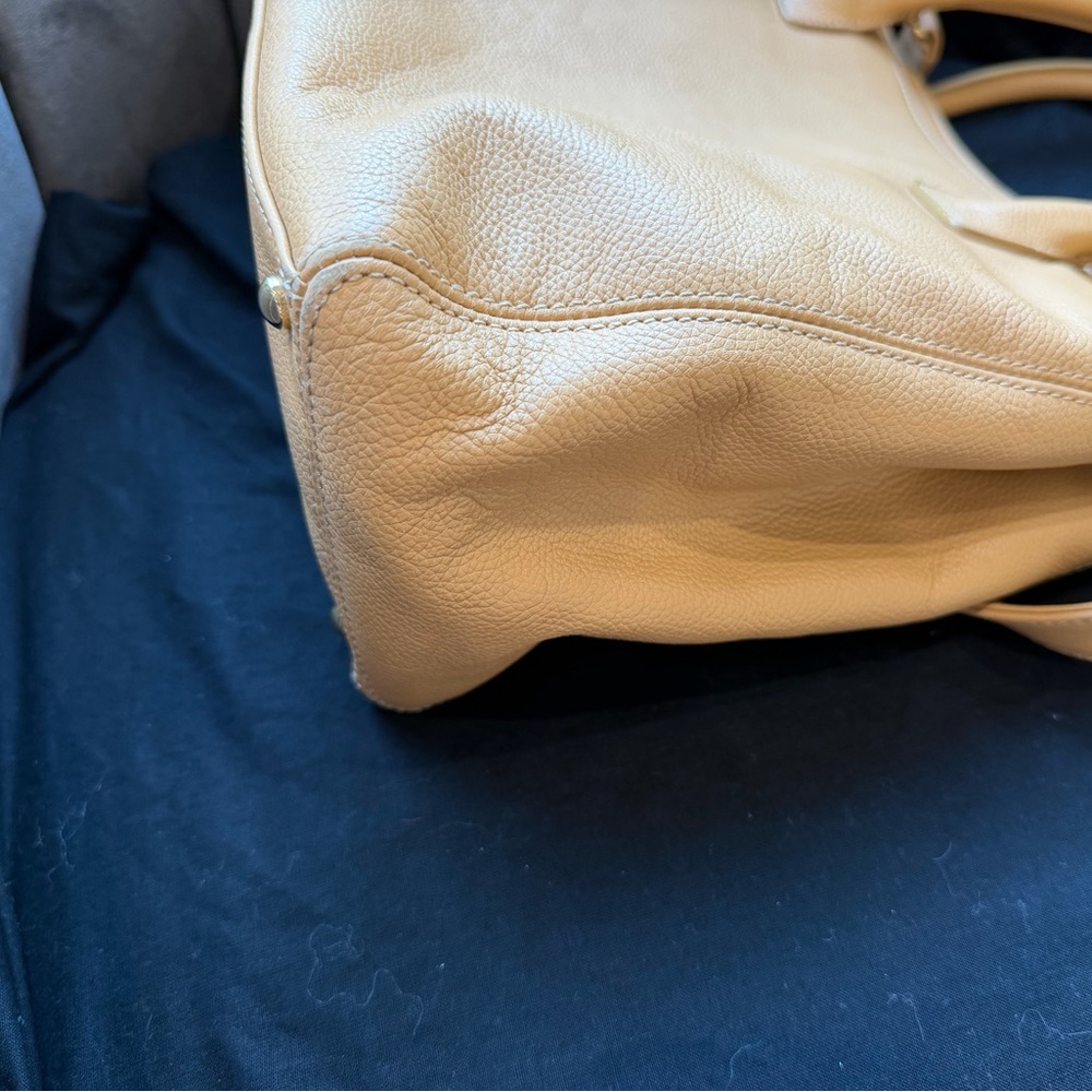 Reserved- Vintage CHANEL Cerf Exec Tote Bag 24k Gold work bag - Picture 14 of 17